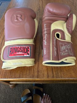 Ringside leather gloves sz medium