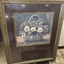 Framed Flower Portrait 