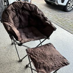 MAC Padded Chair and ottoman 
