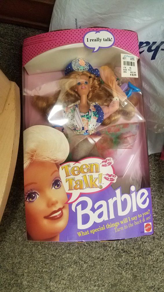 Teen talk barbie