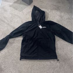 Hurley Windbreaker Fleece Jacket Size Small With Tags