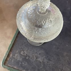 Crystal candy dish-$7.NEW🧑🏻‍🎄can be use trinkets-small cookies etc 