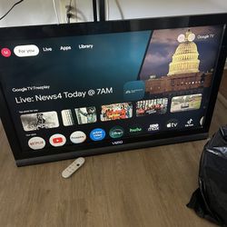42 Inch Vizio Flatscreen Tv With Google Cromecast
