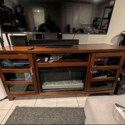 Entertainment Center w/ Fireplace