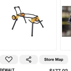 Dewalt Rolling Table Saw Stand 