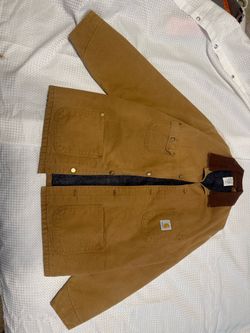Carhartt Vintage Blanket Lined Chore  Jacket Size  46 Tall