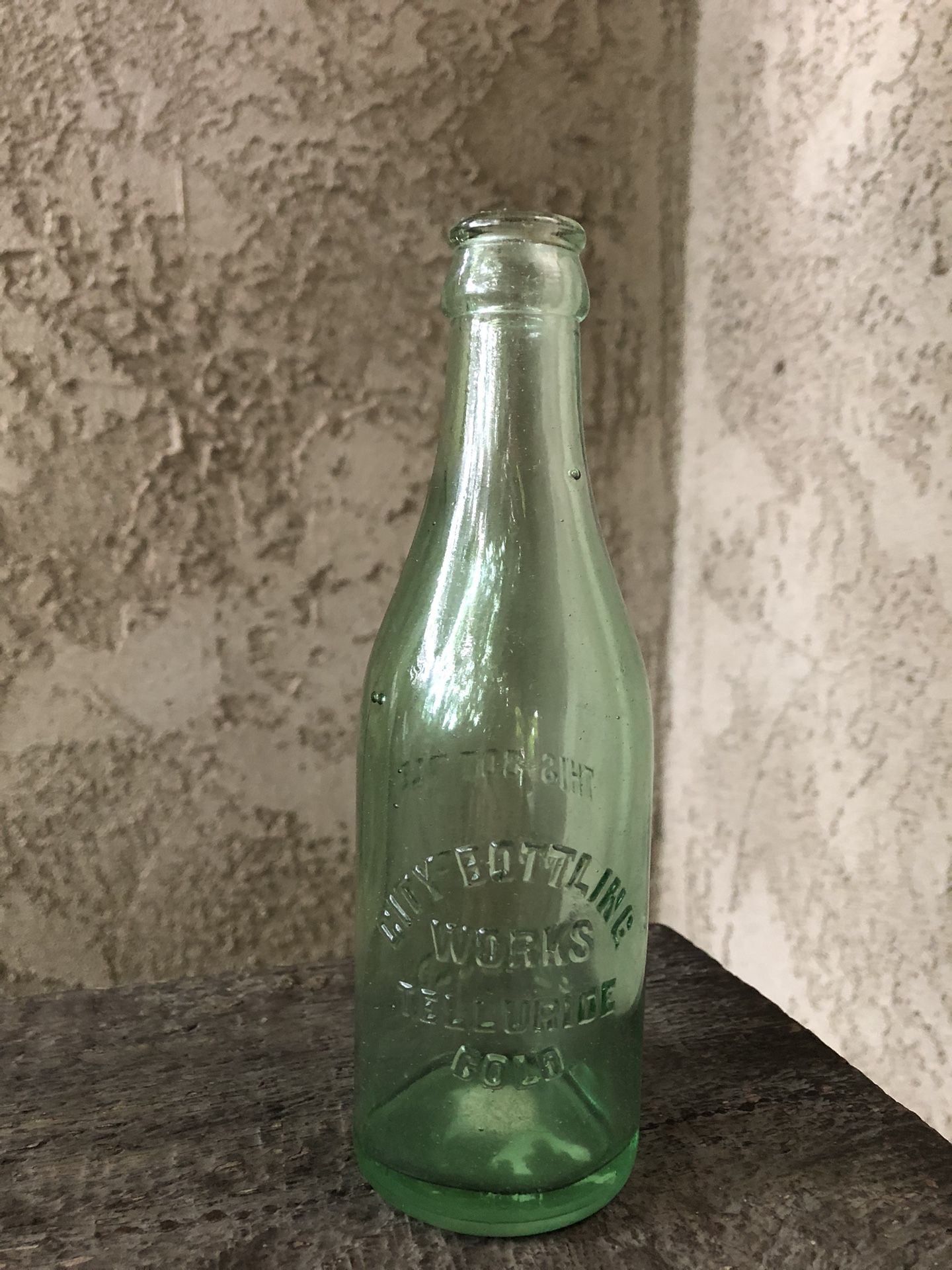 Antique Telluride, CO. Bottle