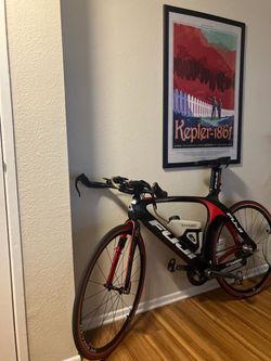 2009 Fuji D-6 Professional Carbon Triathlon Bike (55.5 cm / Large) - Shimano/SRAM - Reynolds Wheels