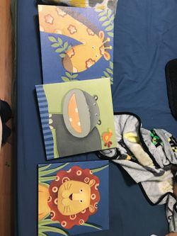 Frames for a baby boys room