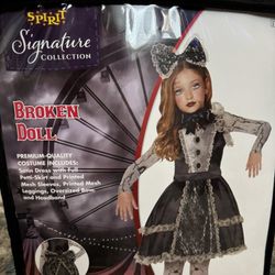 Spirit Halloween - Broken Doll Costume 
