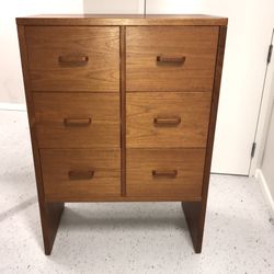 Memorial Day Sale - Teak Wood  File Cabinet 