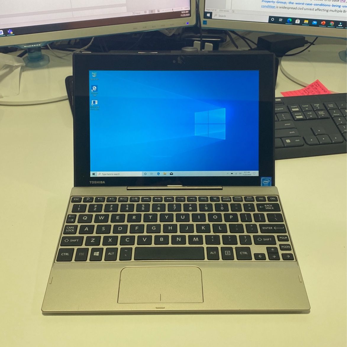 Toshiba 10” Laptop/tablet