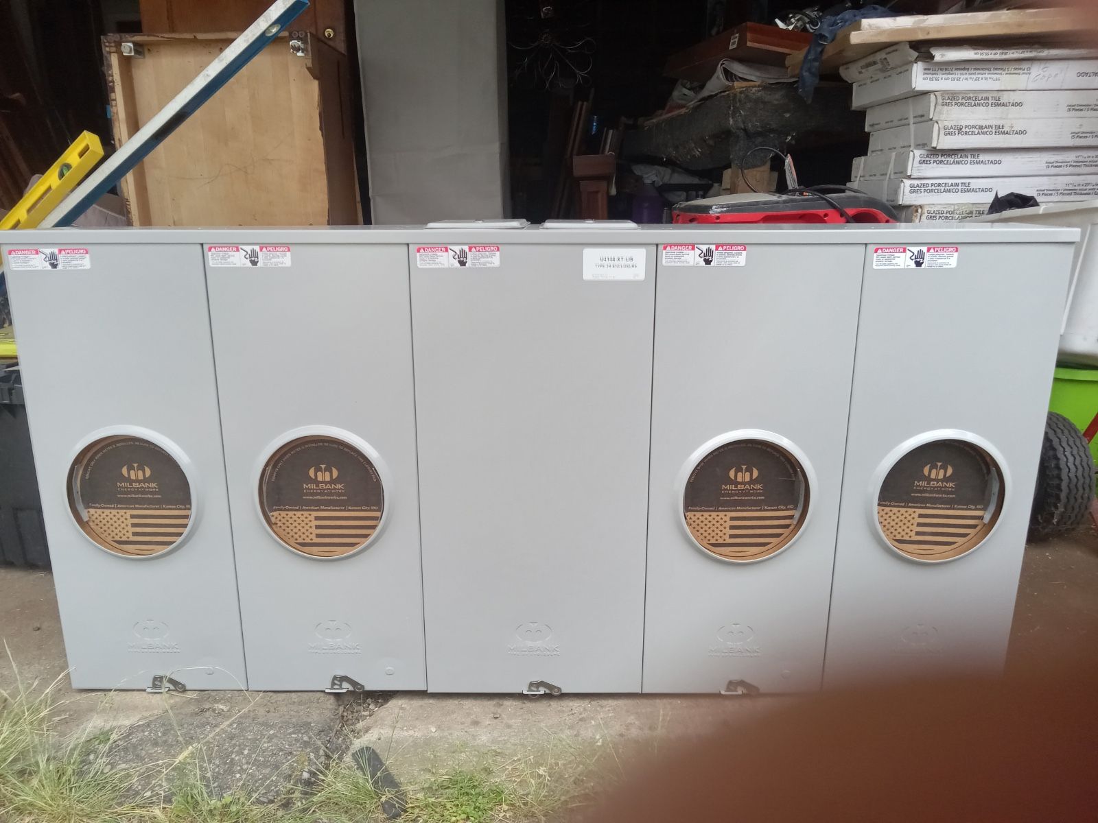 4 Gang Meter Bank With Lever By Pass