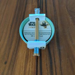 New In Package Star Wars The Mandalorian Ceramic Bowl With Chopsticks 20 Oz