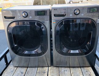 LG washer and dryer steam