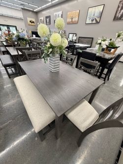 6 PC DINING  TABLE SET