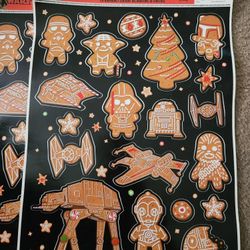 Star Wars Christmas Window Clings
