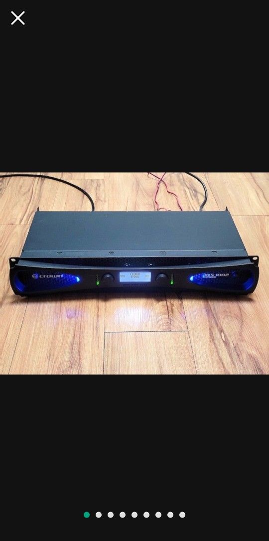CROWN XLS1002 Professional Power Amplifier Stereo 2 Channel DJ / PA / Home Theatre