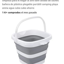 Collapsible Bucket. / Bote Plegable