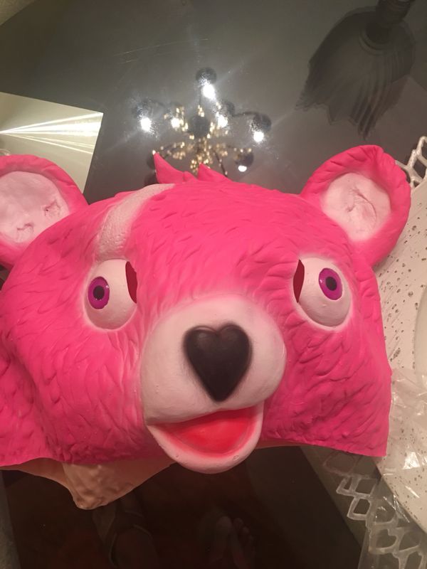 fortnite pink bear halloween mask - fortnite mask