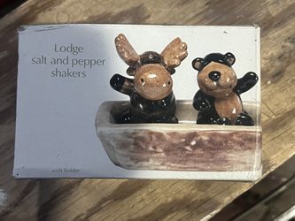 Lodge Salt And Pepper Shakers New 