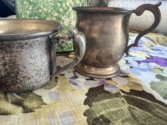 Vintage Mid-Century Baby Cups ~ Set of 2