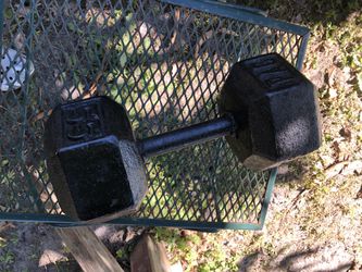 Single 55lbs  Dumbbells  Just ONE Not A Pair