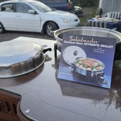 Saladmaster Electric Stainless Steel Skillet