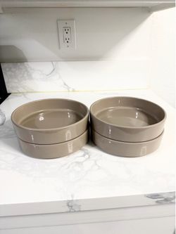 Brown medium size bowls new