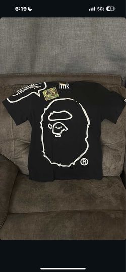 black and white Bape T shirt