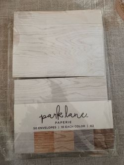 Park Lane Paperie Woodgrain Envelopes