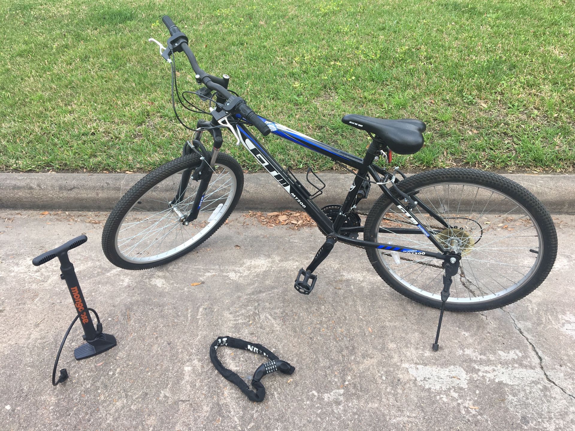 26" GTM Bike with Pump & Lock (price when bought - $145)