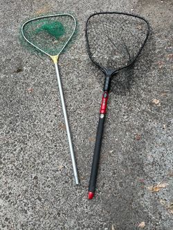 Large Fishing Landing Nets – Lot of 2
