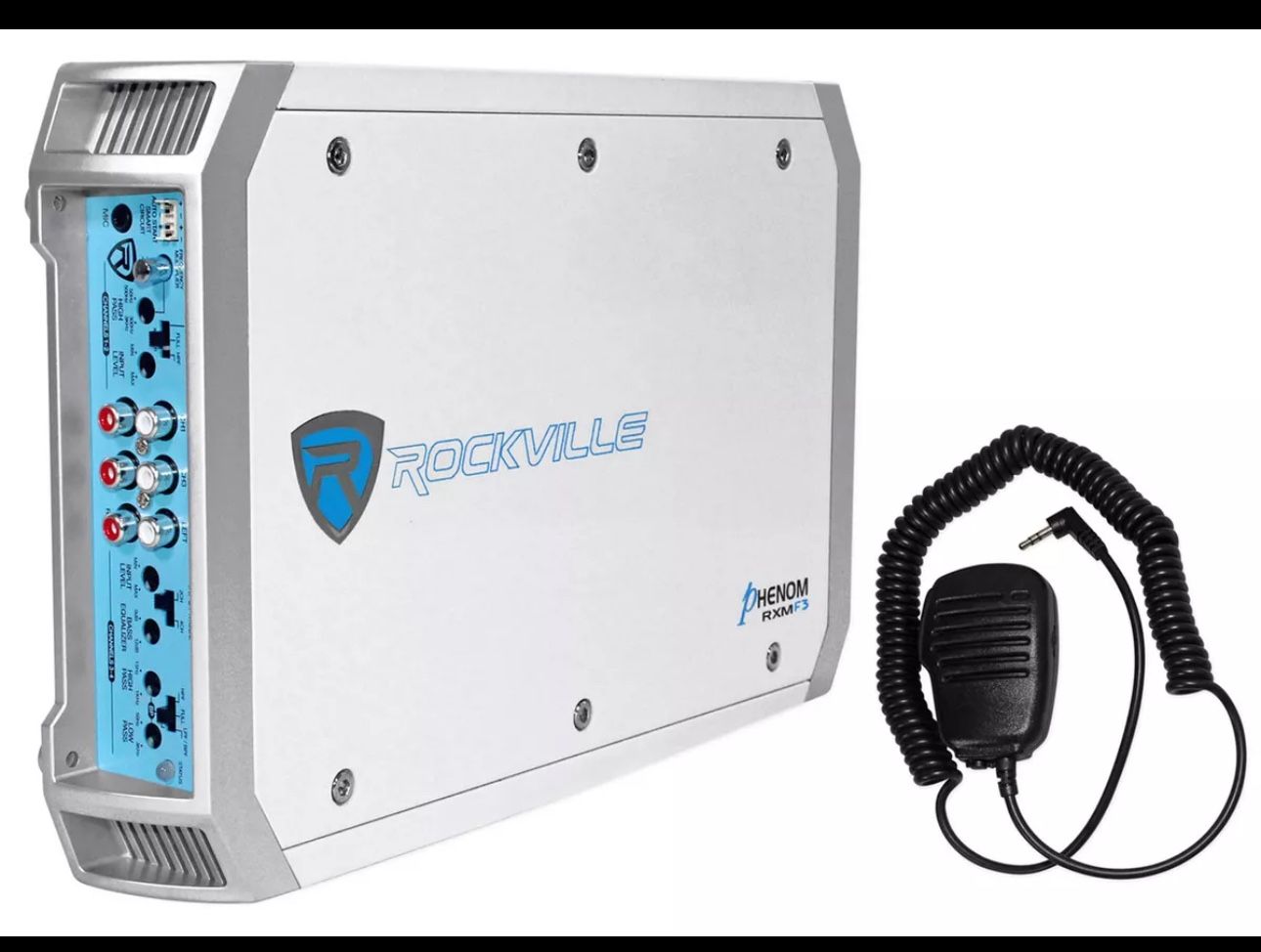 Rockville RXM-F3 1600W Marine/Boat 4 Channel Amplifier