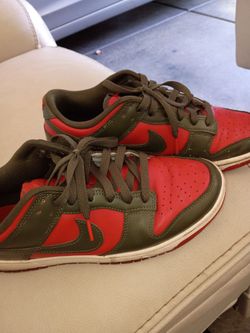 Nike Dunk  Low Cargo Khaki Mystic Red