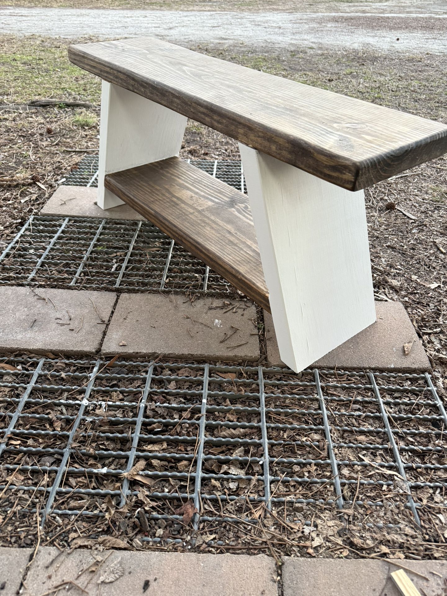 Handcrafted Wooden Bench