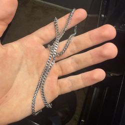 Franco Chain 20’ White Gold Plated 