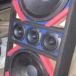 Chuchero Box (Brazilian Style) B&C 801 12” With PRV Tweeters