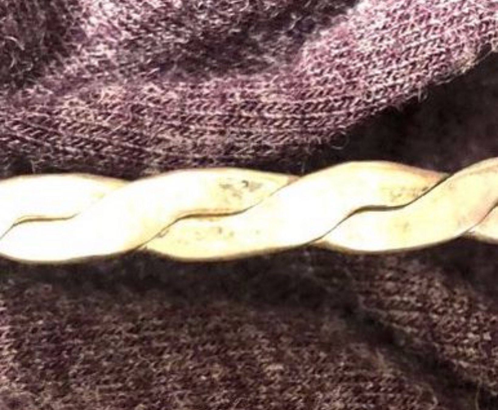 Silver Rope Bangle Bracelet