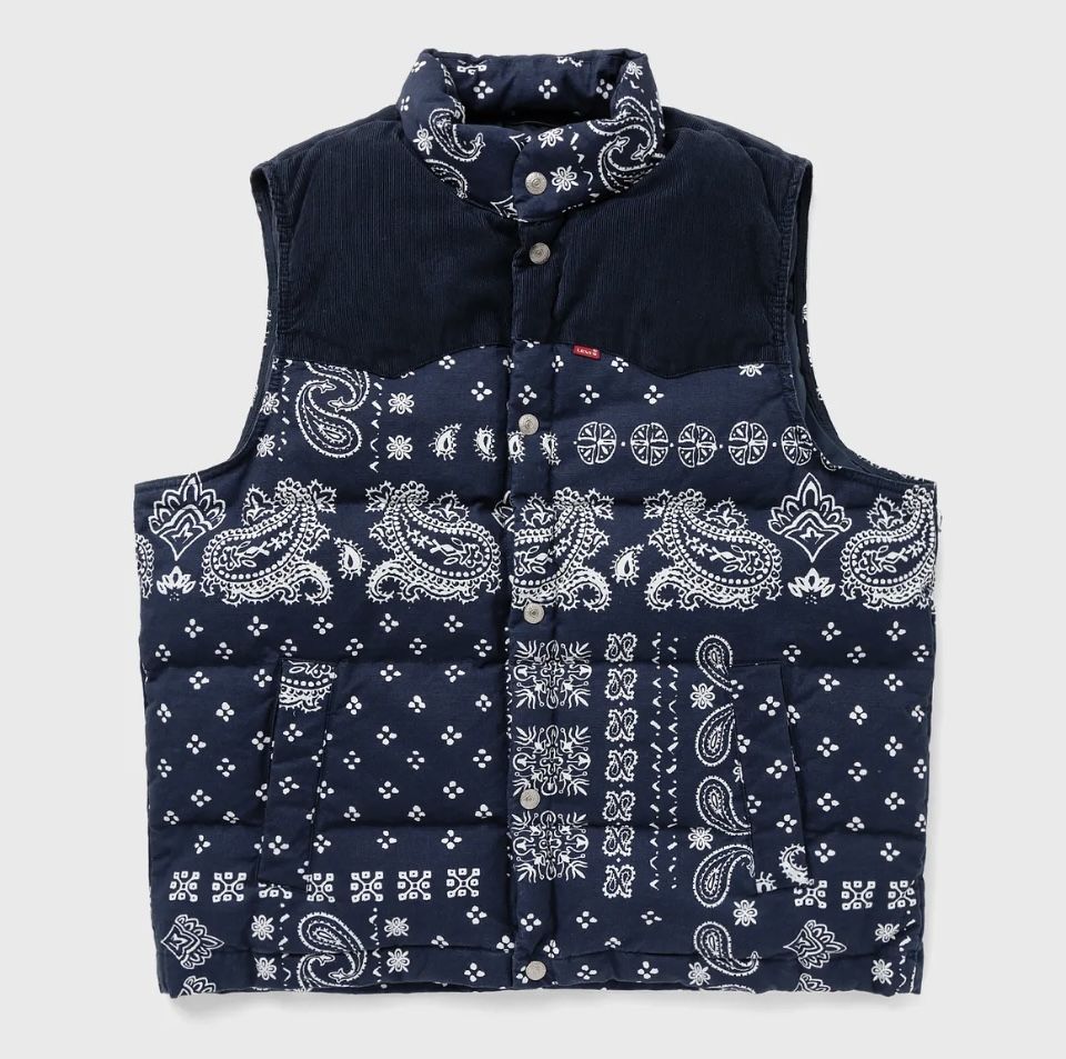 Levi’s Paisley Puff Vest