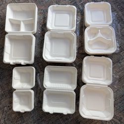 Clamshell to go boxes
