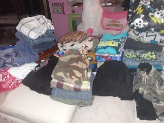 Lots of boy clothes
