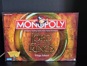 Monopoly The Lord of the Rings Trilogy Edition 2003 Hasbro NO RING