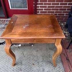 Brown Wood Table