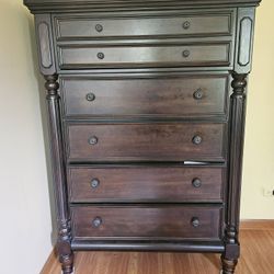 Espresso 5 Drawer Chest