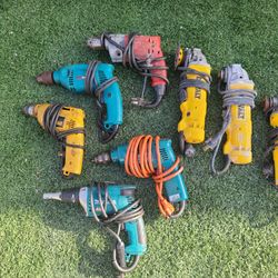 Grinders and drills