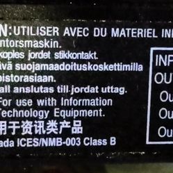 Sony Vaio Power Supply With 2 USB Ports 