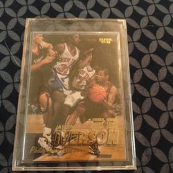 Allen Iverson Rookie Card Auto