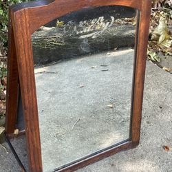 Antique Shoe Department Mirror Queen Quality Shoes