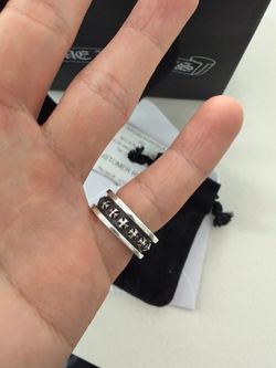 Chrome hearts mini plus ring size 4